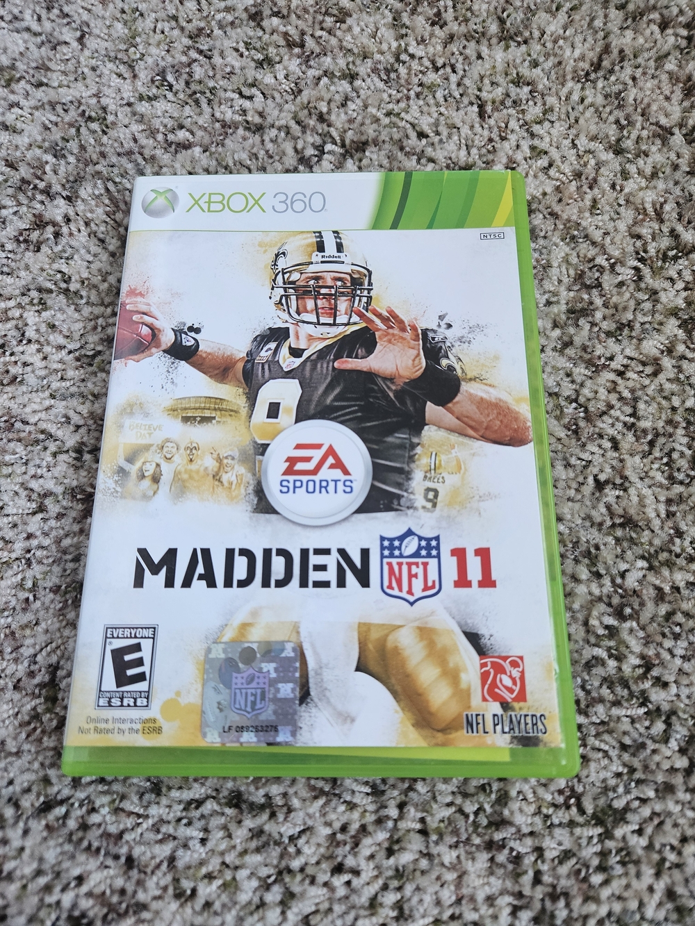 Xbox 360 Madden NFL 11 Video Game - White, Green, Gold